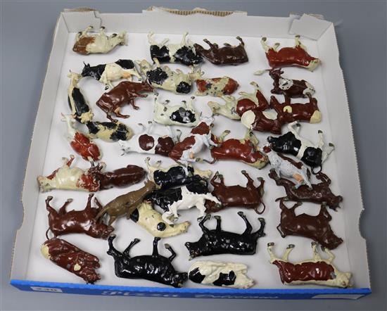 A collection of Britains cows